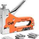 ValueMax Staple Gun, Heavy Duty 3-in-1 Manual Nail Gun with 3000 Staples, Upholstery Stapler for Wood, Furniture, Carpet, Carpentry, DIY, Wire, Decoration, Craft, Fixing Material, Decoration