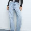 DANILA HIGH-WAISTED WIDE LEG JEANS, Size US 4