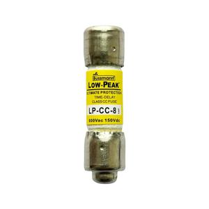 New OEM LP-CC-8 LP-CC-8A LP-CC 8A 600Vac Time Delay Fuse, Pack of 10