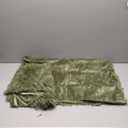 Uhamho Set of 2 Standard Pillowcases Faux Fur Throw Pillow Covers Queen Size Shams Soft Velvet Decorative Zipper Closure (Sage, 20"x26")