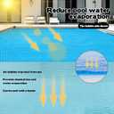 12x6 Ft Rectangle Solar Pool Cover for Above Pools, Blue Bubble Insulation Blanket for Heating, Heat Retention, and Debris Protection, Heavy-Duty Insulating Pool Heater Cover for Swimmer
