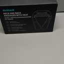 Nekteck Shiatsu Neck Massager with Heat for Pain Relief Deep Tissue, Valentines Day Gifts for Him Her Relaxation, Electric Kneading Back Shoulder Massage (Not Cordless, FSA Eligible, HSA Eligible) (Gray)