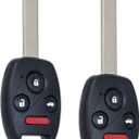 Key Fob Keyless Entry Fits for Honda 2008-2012 Accord (Sedan Only) / 2009-2015 Pilot (Not Touring) Remote Control Head Key Replacement KR55WK49308 35118-TA0-A00