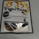 DOK TigerToes Premium Non-Slip Dog Socks for Hardwood Floors - Extra-Thick Grip that Works Even When Twisted - Prevents Licking, Slipping, and Great for Dog Paw Protection (Cool Caramel, X-Large)