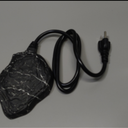 Saillong Bird Bath Deicer Heated Rock, 80W Submersible Utility Decorative De Icer, Thermostatic Controlled Winter Water Heater with Aluminum Base for Outdoor Bird, Chicken, Duck (1 Pack,Black)