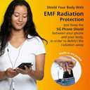 5G Phone Shield, Cell Phone EMF Protection, Radiation Protection Sleeve That Works for Any Phone, No Signal Interference & Battery Drainage, 2nd Gen, Black, Regular Size, 3 x 6 inches