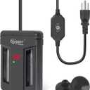 hygger Aquarium Heater, 150W Submersible Fish Tank Water Heater Double Quartz Explosion-Proof with for Freshwater Saltwater Tank