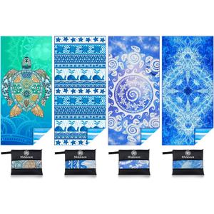 Lightweight Thin Microfiber Beach Towel Sand Free Quick Dry Absorbent Compact Soft Pool Swim Travel Towels Extra Large Oversized Beach Accessories Packable Essentials Stuff Gifts for Adult (32x71 inch, 2 Pack Green Marble) Lightweight Thin Microfiber Beach Towel Sand Free Quick Dry Absorbent Compact Soft Pool Swim Travel Towels Extra Large Oversized Beach Accessories Packable Essentials Stuff Gifts for Adult (32x71 inch, 2 Pack Green Marble)