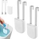 2 x 2Pcs Toilet Tank Cleaning Tablet Holder, Hanging Toilet Bowl Tablet Holders, Bathroom Accessories for Inside Tank