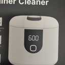 Enhanced Ultrasonic Retainer Cleaner, 2X Efficiency, 45kHz Dentures Cleaner Machine with UV Lights&4 Clean Modes, Retainer Cleaner Case for Aligner, Nightguard, Mouth Guards, Jewelry, Rings, etc