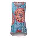 Libermall Blouses Tank Tops for Women Summer Sleeveless Floral Print V-Neck T-Shirt Tunic Tops Blouse Shirts
Size M