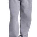 Russell Athletic Men's Dri Power Fleece Open Bottom Sweatpants with Pockets, Relaxed Fit, Moisture Wicking (Large, 1 Pack - Oxford)