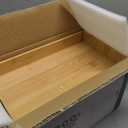 Wisuce Bamboo Desk Organizer, Mini Desktop Drawer Tabletop Storage Organization Box for Office Home Toiletries Supplies Vanity, No Assembly Required (3 Drawer with Shelf)