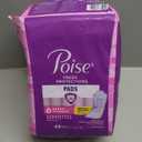 Poise Incontinence & Postpartum Pads for Bladder Leaks, 5 Drop Maximum Absorbency, Regular Length, 48 Count
