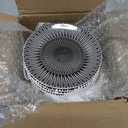 6 Inch Set of 4 Assorted Designs, Porcelain Plates With Patterns,Black Ceramic Dessert Plates, Dishware for Sandwiches Salad Pasta,Microwave Oven Dishwasher Safe