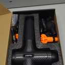 TOLOCO Massage Gun, Back Massager 10 Replacement Head for Pain Relief Deep Tissue, Percussion Massage Guns 7 Speed Level Super Quiet Electric Massager Mothers Day Gifts, Carbon