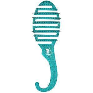 Wet Brush Shower Hair Brush Detangler - Exclusive Ultra-soft IntelliFlex Bristles - Minimizes Pain And Protects Against Split Ends & Breakage - Comb For Women, Men, Wet & Dry Hair - Green Glitter (1 Count (Pack of 1))