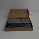 6 Pieces Large Clear Travel Packing Cube Clear Vinyl Zippered Storage Bags See Through Moving Bag PVC Multipurpose Pouch with Handle for Suitcase Shirts Dress Storage (Gray, 15.8 x 10.2 x 3.9 Inch)