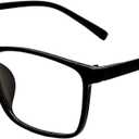 oriopxic Distance Glasses For Men Women -3.50 Lightweight Nearsighted Myopia Glasses (Black)