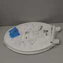 KOHLER 20110-0 Brevia, Slow Close Toilet Seat, Elongated Toilet Seat, Grip-Tight Bumpers Quick-Attach Hardware, White