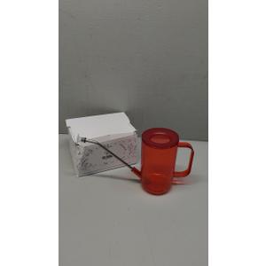 Small Watering Can Indoor Plants with Long Spout (1L, Red)