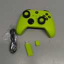 Wireless Controller for With Xbox One, Xbox Series X/S, Xbox One X/S, PC, With RGB LED Light, Mappable Buttons, With 2.4GHZ Wireless Adapter Gamepad (Electric Volt)