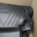 All Weather Car Floor Mats for 2014-2018 Chevy Silverado/GMC Sierra 1500 Crew Cab, 2015-2019 Silverado/Sierra 2500 HD/3500 HD Crew Cab, TPE Rubber Floor Liners Full Set for Chevy Silverado Accessories