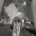 Pinch Pleated Charcoal Grey Linen Curtains 84 Inches Long 2 Panels Set for Living Room Bedroom Dining Pinch Pleat Back Tab Light Filtering Farmhouse Neutral Dark Gray Window Curtain Drapes W50xL84