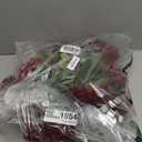 Hawesome 12PCS Artificial Flowers Fake Roses, Realistic Velvet Long Stem Red Roses Bouquet for Wedding Centerpiece Home Decor Party & Valentines (Wine)