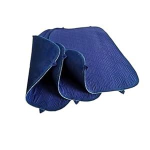 Pack of 3 Small Quilted Underpad 18"X24" Reusable Incontinence Bed Pads Washable Waterproof Extra Absorbent Chair Pads Wetting
