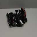 High Beam Harness kit 4 Leads 12V Strobe Switching Power Supply Relay Blade Fuse 14AWG core Cable Harness kit for LED Driving Light Strip