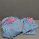 Chiara Wedding Arch Cover Set of 2 - 6Ft/7.2Ft, Double Color Spandex Fitted Arch Cover for Baby Party Birthday Banquet Shower (Pink+Blue)