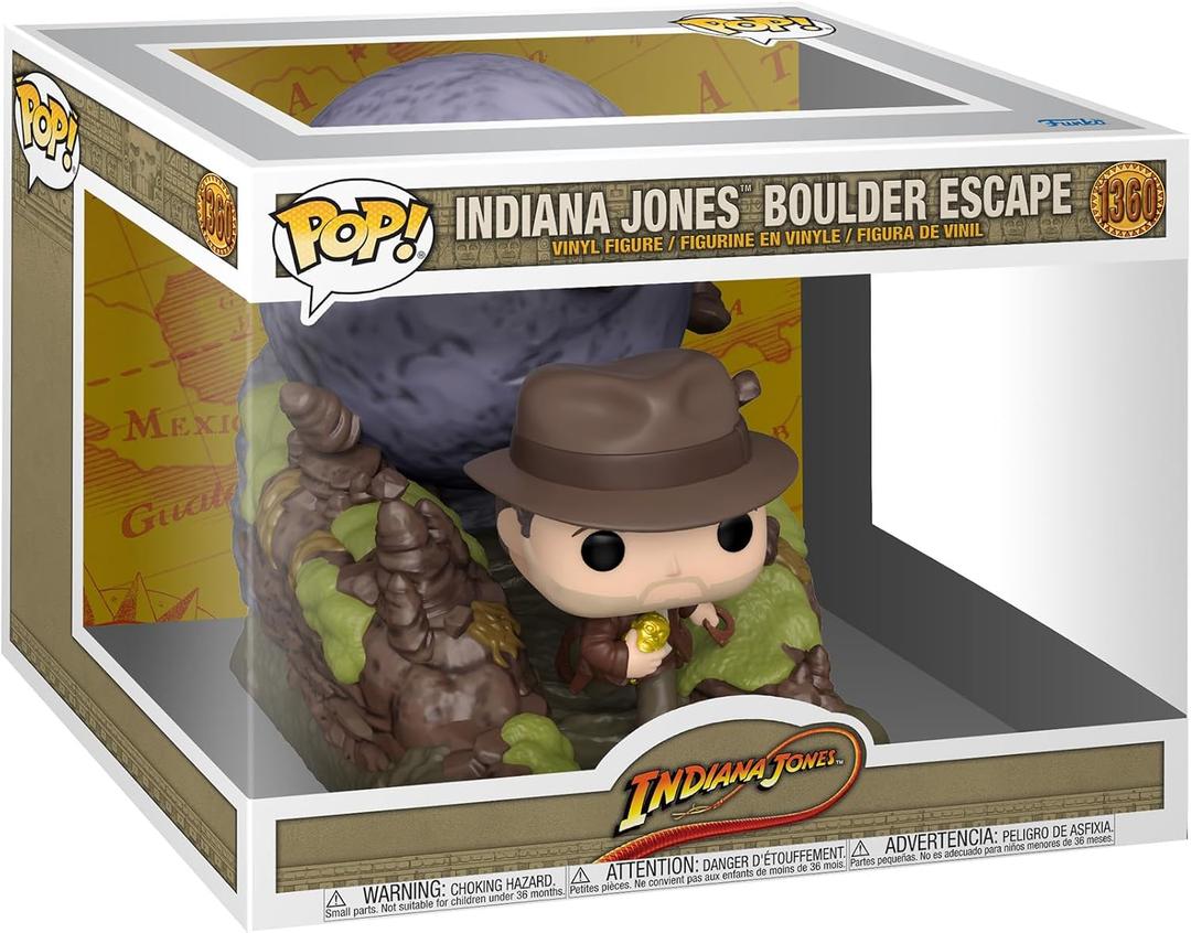 Funko Movie Moment: Indiana Jones - Boulder Scene - Collectable Vinyl Figure - Gift Idea - Official Merchandise - for Kids & Adults - Movies Fans - Model Figure for Collectors and Display