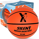 Silent Basketball Size 7 (29.5"), Soft Foam Indoor Basketball for Quiet Dribbling and Training, Grooved Airless Pro PU Foam Ball, Soundless Indoor Activities