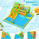 FBSPORT Inflatable Bounce House Double Water Slide for Big Kids, 10 ft 6.3 in x 18 ft 1.1 in x 20 ft 0.79 in