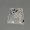 Superbat MMCX Male Right Angle to N Female Connector,6inch RG316 Coaxial Cable 2Pcs for RF Applications,SDR Radios,Instrumentation etc