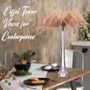 Inbagi 16 pcs Eiffel Tower Vase Bulk for Centerpieces 20 Inch Clear Tall Skinny Vases Long Glass Flower Stand Floral Container for Wedding Flower Arrangement Living Room Home Table Decorations