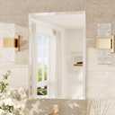 TokeShimi 16x24 Beveled Mirror Bathroom Rectangle, Bathroom Vanity Mirror Frameless with 1" Beveled Edge, Shatterproof Modern Decorative Wall Mirrored for Living Room, Entryway, Restroom