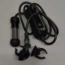 AquaMiracle 25W Small Aquarium Heater Fish Heater, Super Mini Fish Tank Heater Turtle Tank Heater for 3-5 Gal Tanks, with Dual LED Display, Dry-Run/Overheating Protection & Memory Function