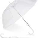 Home-X Clear Bubble Umbrella - Wind-Resistant, Durable Wedding Umbrella - Sturdy Bubble Design, Won't Flip Inside Out - For Men and Women - 1 Pack