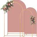 Toolterritary Metal Arch Backdrop Stand and Cover Set, 8FT, 7.2FT Party Backdrop, Easy to Assemble, Backdrop Stand for Parties, Birthday, Baby Shower
