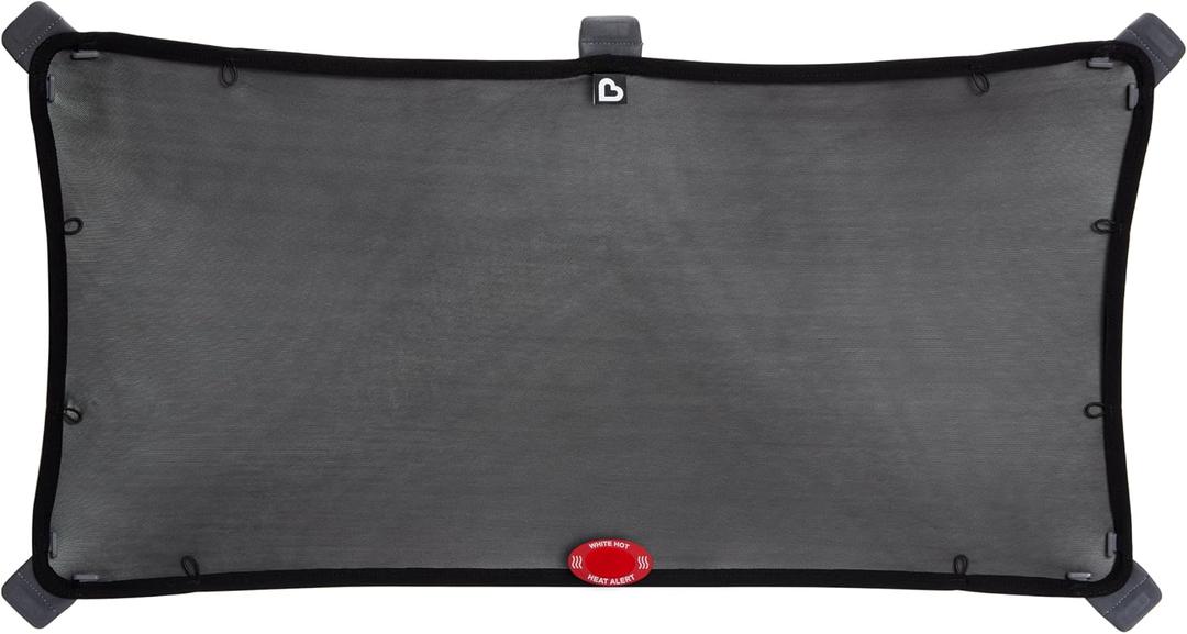 Munchkin Brica Magnetic Stretch to Fit Sun Shade, Black, 1 Pack 18x34 Inch