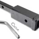 X-Haibei 1-1/4" to 2" Trailer Hitch Adapter Receiver, fits for 1-1/4 Inch Receiver 7 Inch Extension Length, 350 Lbs Tongue Weight, 5/8 inch Hitch Pin