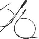 ACROPIX Hood Release Cable Door Handle Cable 51237060529 51237184432 51237201904 Fit for BMW 328i - Pack of 2 Black