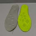 4D Insoles - 4D Cloud Technology Insole - Super Soft, Ultra Comfort Insoles, 4D Sports Shoes Insoles, Acupoint Massage Insole for Foot & Joint Support (11-12, Gray/ Creen)