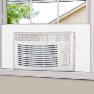 BJADE'S Window Air Conditioner Side Insulated Foam Panel,Full Surround Panels Window Seal Kit, Summer and Winter Heat and Draft Insulating 48in W