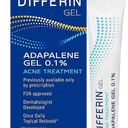 Differin Acne Treatment Gel, 180 Day Supply, Retinoid Treatment for Face with 0.1% Adapalene, Gentle Skin Care for Acne Prone Sensitive Skin, 45g Tube, Pack of 1