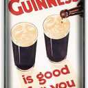 Retro Tin Sign Metal Poster Vintage Wall Decor Coffee Shop Restaurant Guinness for Pub Restaurants Cafe Club Plaque Man Cave Wall 8x12 Inch (tph-041)