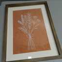 HD Designs Wooden Wall Decor - Orange 12x15.7 in