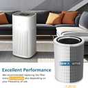 12010 Replacement Filter Compatible with Clorox 11010 & 11011 HEPA Air Purifier, Large Rooms up to 1,500 Sq Ft, 3-in-1 HEPA Filter (12010), 1 Pack